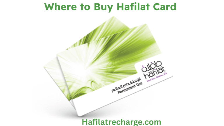 Where to Buy Hafilat Card